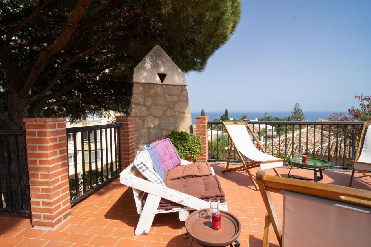Casa Ancladero Big Rooftop Terrace, 2 Bedroom Guesthouse W Garden And View Fuengirola Buitenkant foto