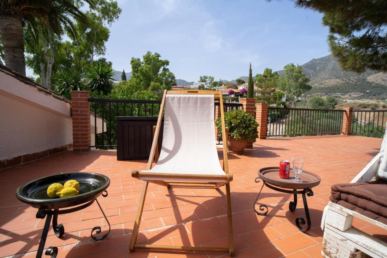 Casa Ancladero Big Rooftop Terrace, 2 Bedroom Guesthouse W Garden And View Fuengirola Buitenkant foto